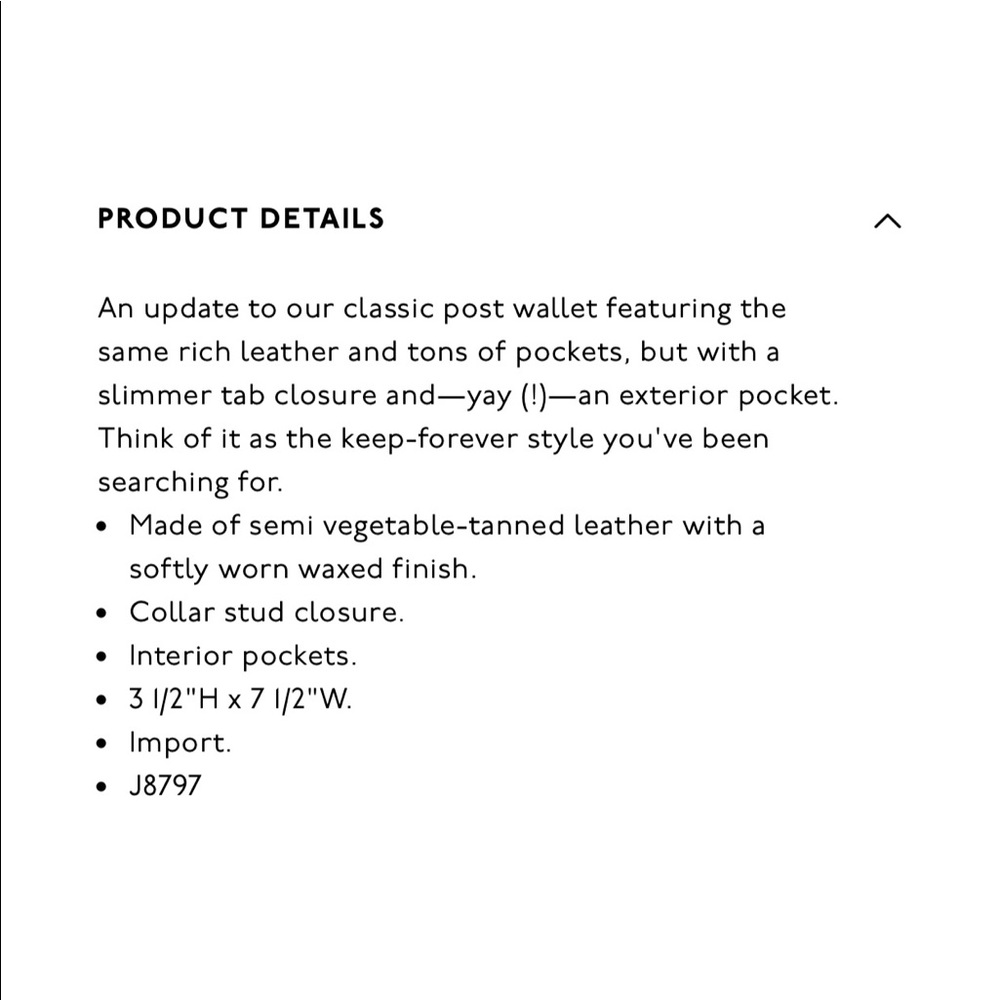 Madewell the post wallet - Picture 4 of 8